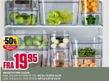 SMARTSTORE CLEAR BOKS
