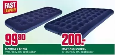Fast - MADRASS ENKEL, MADRASS DOBBEL