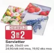 Fast - Servietter