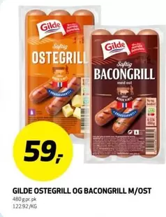 Ost - GILDE OSTEGRILL OG BACONGRILL M/OST