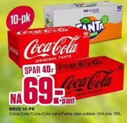 Coca Cola - BRUS 10-PK