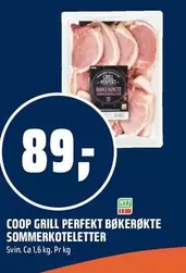 BØKERØKTE SOMMERKOTELETTER