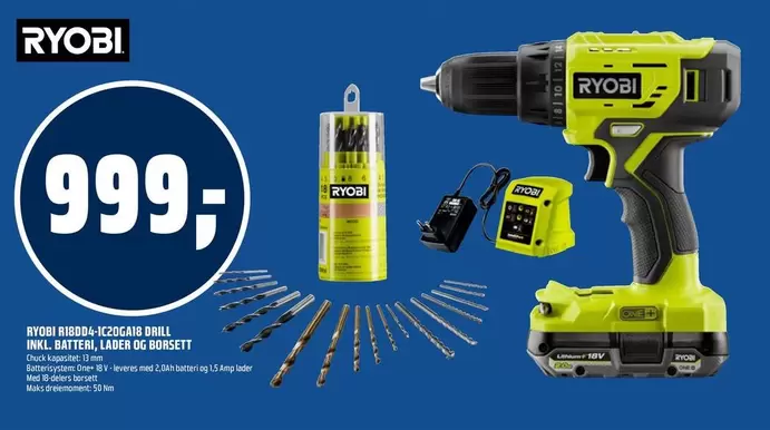 Ryobi - RYOBI R18DD2-0