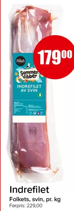 Indrefilet av svin