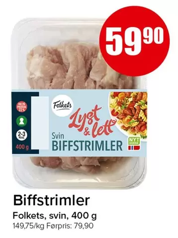Protein - Biffstrimler
