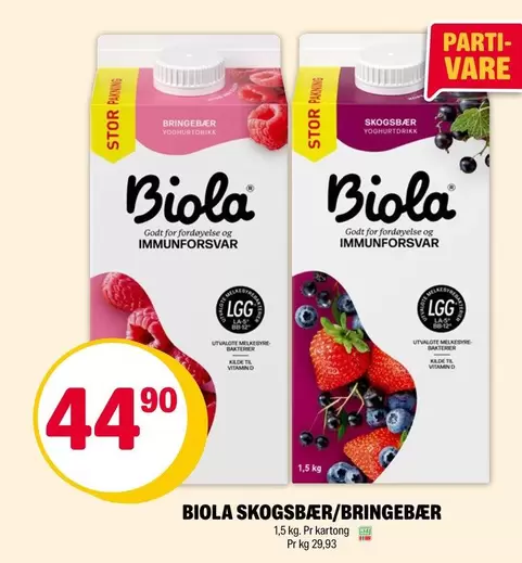 SKOGSBÆR/BRINGEBÆR