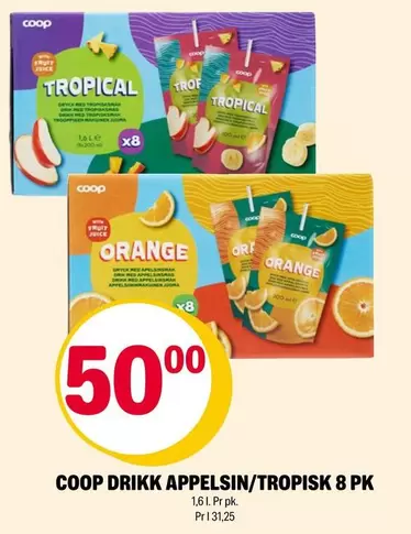 Orange - DRIKK APPELSIN/TROPISK