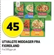 Fjord - UTVALGTE MIDDAGER