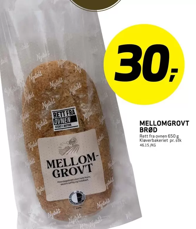 MELLOMGROVT BRØD