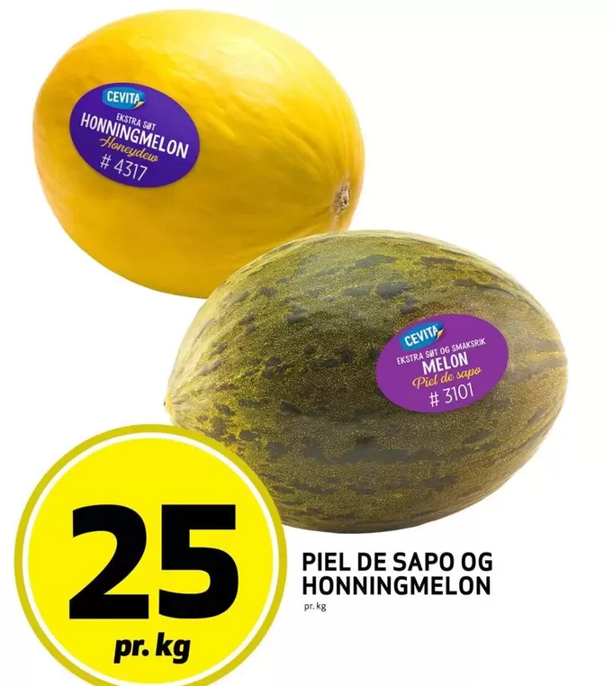 Piel de Sapo og Honningmelon