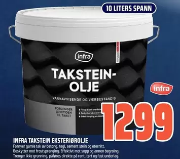 Stein - INFRA TAKSTEIN EKSTERIØROLJE