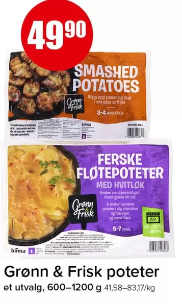 Bama - Grønn & Frisk poteter