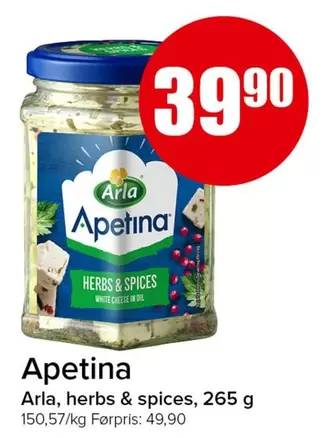 White - Herbs & Spices  Cheese in Oil