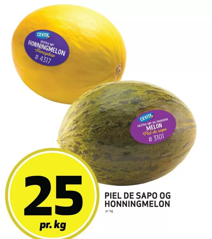 Piel de sapo og honningmelon # 4317, # 3101