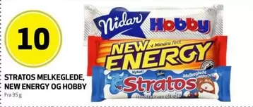 STRATOS MELKEGLEDE, NEW ENERGY OG HOBBY