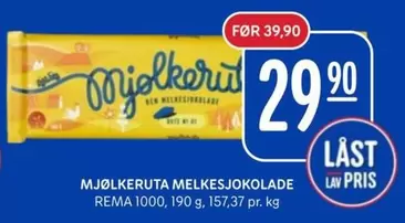 MJØLKERUTA MELKESJOKOLADE