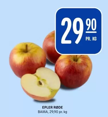 Bama - EPLER RØDE