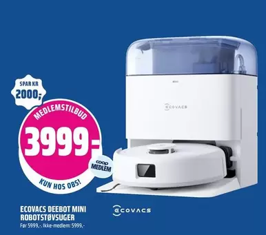DEEBOT MINI ROBOTSTØVSUGER