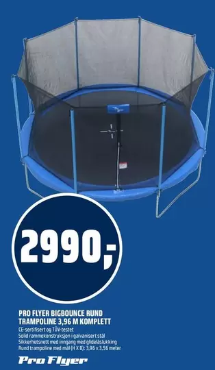 Trampoline - PRO FLYER BIGBOUNCE RUND TRAMPOLINE