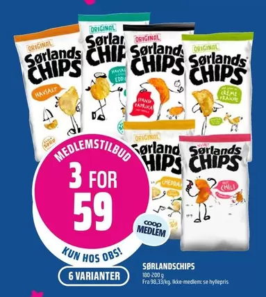 Chili - Sørlandschips