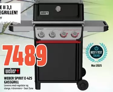 Weber - SPIRIT E-425 GASSGRILL