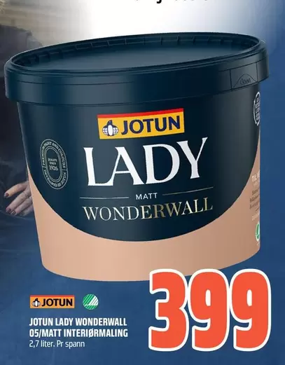 LADY WONDERWALL 05/MATT INTERIØRMALING