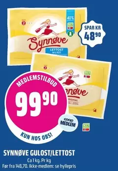 Synnøve Gulost/Lettost