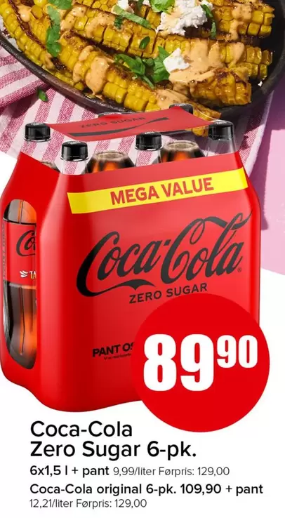 Coca Cola - Zero Sugar 6-pk.