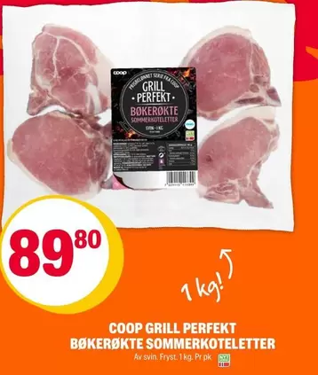 BØKERØKTE SOMMERKOTELETTER