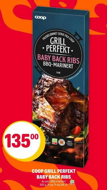 Baby Back Ribs BBQ-Marinert
