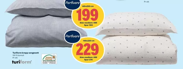No - Turiform sengetøj