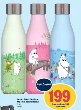 Les Artistes Bottle up Moomin Termoflaske