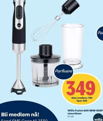 Fusion 800 IM1B-800F stavmixer