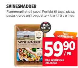 Taco - SVINESNADDER FLAMMEGRILLT PÅ SPYD