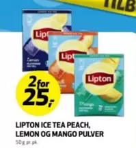Ice - ICE TEA PEACH, LEMON OG MANGO PULVER
