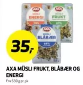Müsli Frukt, Blåbær Og Energi