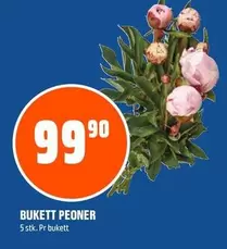 BUKETT PEONER