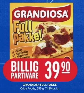 Grandiosa - Full pakke!