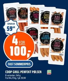 Fast - COOP GRILL PERFEKT PØLSER