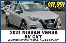 2021 NISSAN VERSA SV CVT
