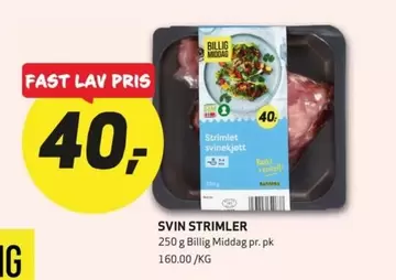 Fast - Svin strimler