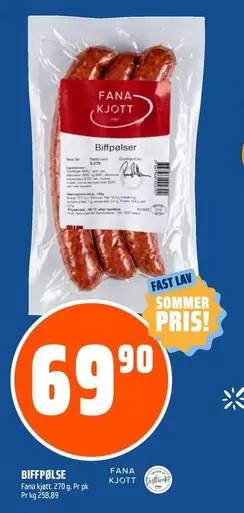 Fast - Biffpølse