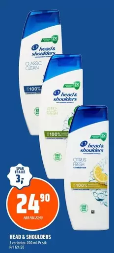 Apple - HEAD & SHOULDERS