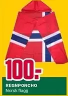 Norsk - Regnponcho flagg