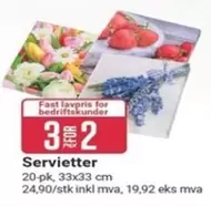 Fast - Servietter