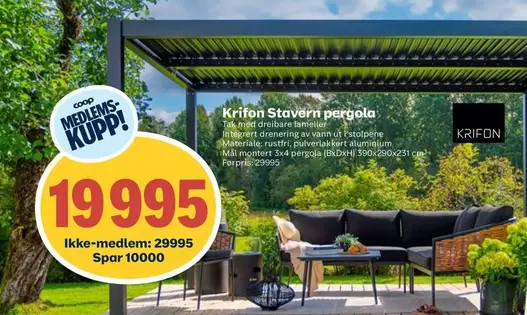 Stavern pergola
