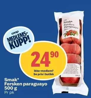 Smak Fersken Paraguayo