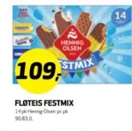 Fløteis Festmix