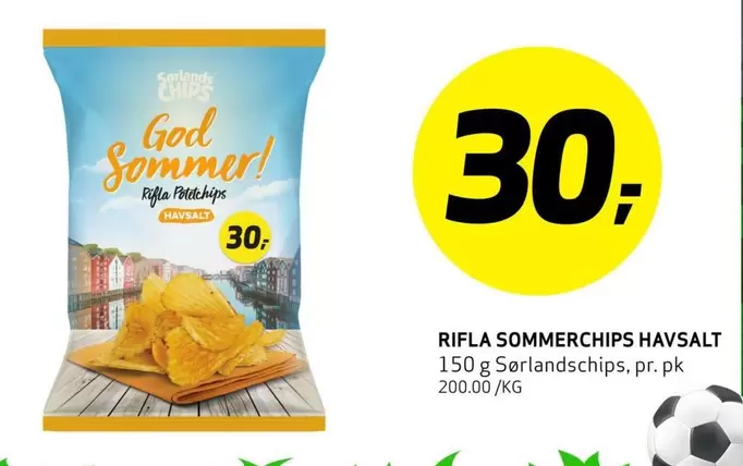 Sommerchips Havsalt