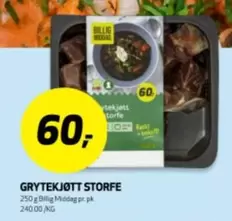 GRYTEKJØTT STORFE